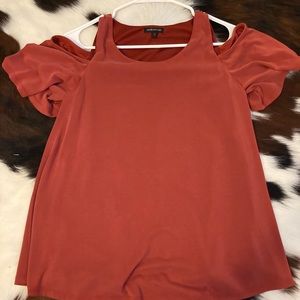 Short Sleeve Rust Top